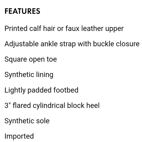 DOLCE VITA Block Heel Sandals NIB - Picture 4 of 4